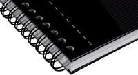 Oxford Office Essentials spiraalschrift, 180 bladzijden, ft A4, geruit 5 mm, zwart-2