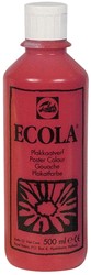 Talens Ecola plakkaatverf flacon van 500 ml, karmijn
