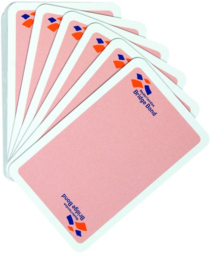 Speelkaarten Bridge Bond roze-3
