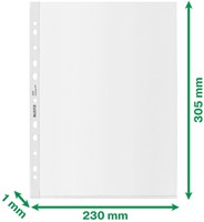 Showtas Leitz Recycle A4 11-gaats PP 0.10mm transparant 25 stuks-2