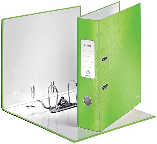 Ordner Leitz Wow 180° gelamineerd 80mm A4 groen-2