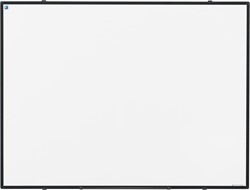 Smit Visual Softline whiteboard, emaille, magnetisch, zwart profiel, 120 x 90 cm