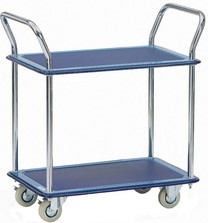 Etagewagen 2 lagen laadvlak 74x48 draagvermogen 150 kg