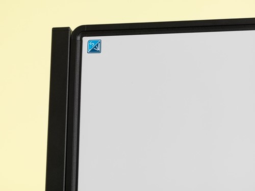 Smit Visual whiteboard, emaille, magnetisch, verrijdbaar, 75 x 120 cm-2