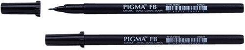Brushpen Sakura Pigma fijn zwart-5