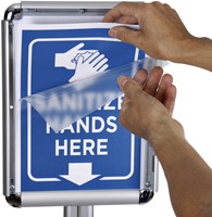 Handhygiëne infostand OPUS 2-2