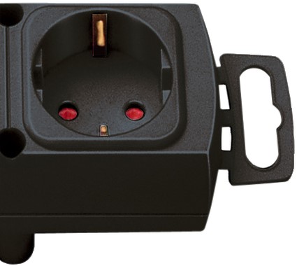 Stekkerdoos Brennenstuhl Comfort Plus 4 voudig inclusief platte stekker 2 meter zwart-3