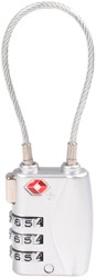 Hangslot Pavo met cijferslot en kabel TSA