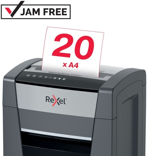 Papiervernietiger Rexel Momentum P420+ snippers 4x35mm-8
