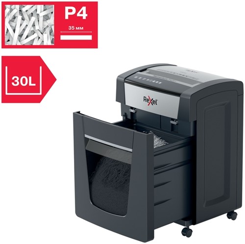 Papiervernietiger Rexel Momentum P420+ snippers 4x35mm-16