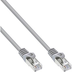 Patch kabel Cat6U met 2 x gegoten RJ45 7,5 meter grijs