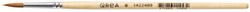 Penseel Qrea synthetisch haar nr 6 breedte 3,9mm