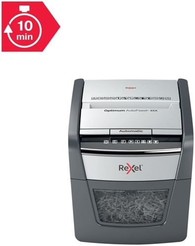 Papiervernietiger Rexel Optimum Auto+ 45X snippers 4x28mm-7