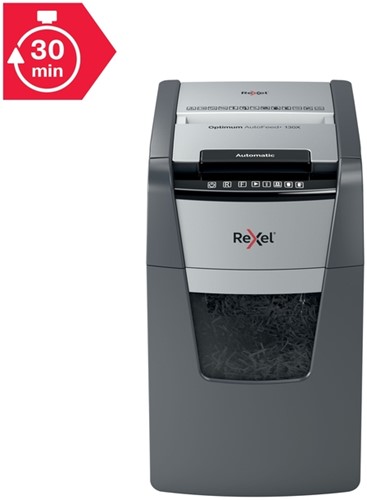 Papiervernietiger Rexel Optimum Auto+ 130X P4 snippers 4x28mm-12