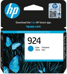 Inktcartridge HP 4K0U3NE 924 blauw