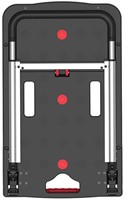 Transportkar Pavo platform trolley inklapbaar 137kg zwart-2