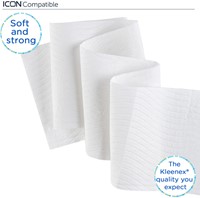 Toiletpapier Kleenex 3-laags 195vel wit 8459-3