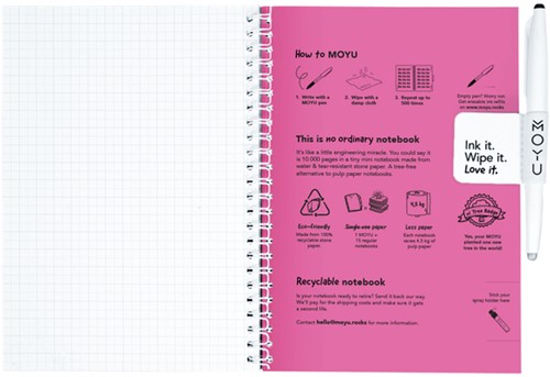 MOYU A5 Hardcover Passion Pink-1