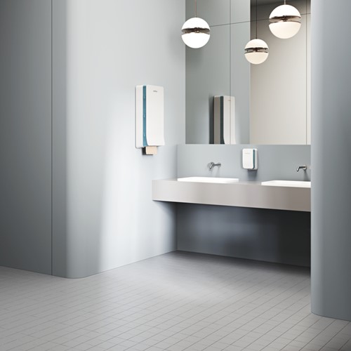 Toiletpapierdispenser Satino JT2 Hyginity jumbo L wit 333406-3