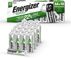 Energizer herlaadbare batterijen Power Plus 2000 AA/HR6/NH15, pak van 10 stuks