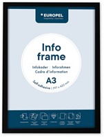 Infokader Europel / Zelfklevend set 2 stuks A3 zwart