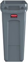 Rubbermaid afvalcontainer Slim Jim, 60 liter, grijs-2