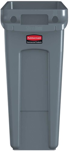 Rubbermaid afvalcontainer Slim Jim, 60 liter, grijs-2