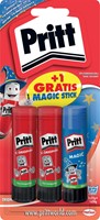 Pritt plakstift 2 x 22 g + GRATIS Magic plakstift 20 g