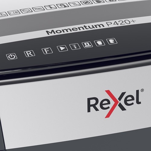 Papiervernietiger Rexel Momentum P420+ snippers 4x35mm-2