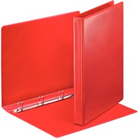 Presentatieringband Esselte Essentials panorama A4 4-rings D-mechaniek 20mm rood