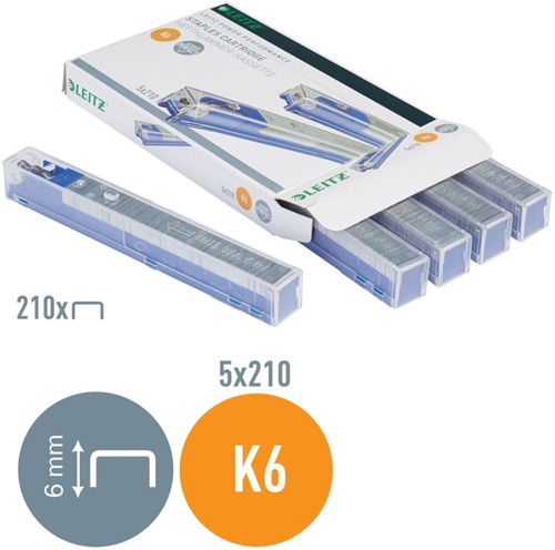 Nieten Leitz cartridge K6 5x210 stuks-3