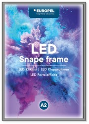 Kliklijst LED Europel A2 enkelzijdig 25mm