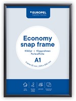 Europel clicklijst Economy, 25 mm, ft A1, zwart