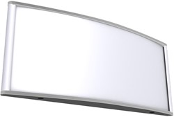 Deurbordje Europel 21 X 8CM zilver