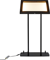 Menu vitrinekast 2x A4 LED