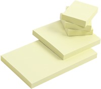 Memoblok Quantore 76x76mm geel 100 vel-2