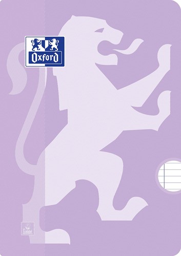 Oxford School schrift, ft A4, 72 bladzijden, met kantlijn, gelijnd, assorti, pak van 3 stuks-3
