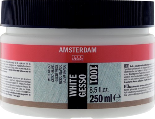 Amsterdam witte gesso, fles van 250 ml