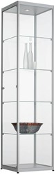 Vitrinekasten 1 draaideur 200 x 50 x 50 cm