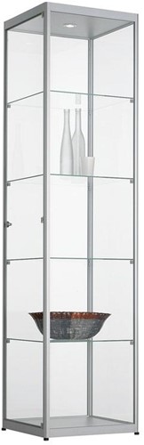 Vitrinekasten 1 draaideur 200 x 50 x 50 cm