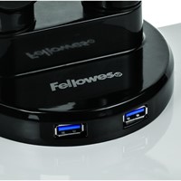 Monitorarm Fellowes Platinum Series driedubbel horizontaal-1