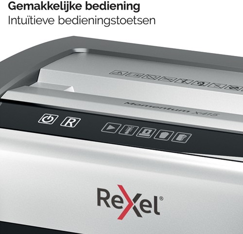 Papiervernietiger Rexel Momentum X415 snippers 4x40mm-3