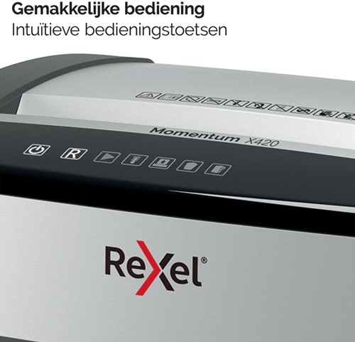Papiervernietiger Rexel Momentum X420 snippers 4x40mm-8