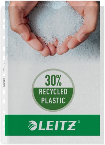 Showtas Leitz Premium links open 0.13mm PP A4 transparant 100 stuks-3