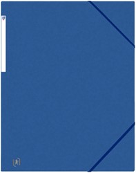 Elastomap Oxford Top File+ A3 3 kleppen 390gr blauw