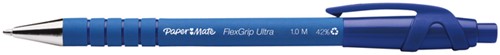 Balpen Paper Mate Flexgrip Ultra medium blauw blister à 5 stuks-2