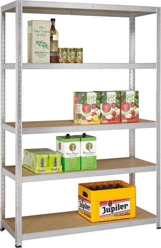 Avasco rek Strong 175, ft 176 x 120 x 40 cm, 5 legborden, gegalvaniseerd-2