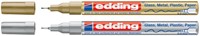 Paintmarker edding 780 op oliebasis 0.8mm zilver-2