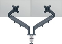 Monitorarm Leitz Ergo ruimtebesparend dubbele monitorarm-2