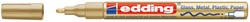 Edding glanslakmarker e-751 CR goud